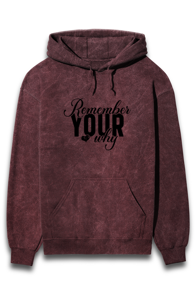Women’s Acid Wash Hooded Sweatshirt